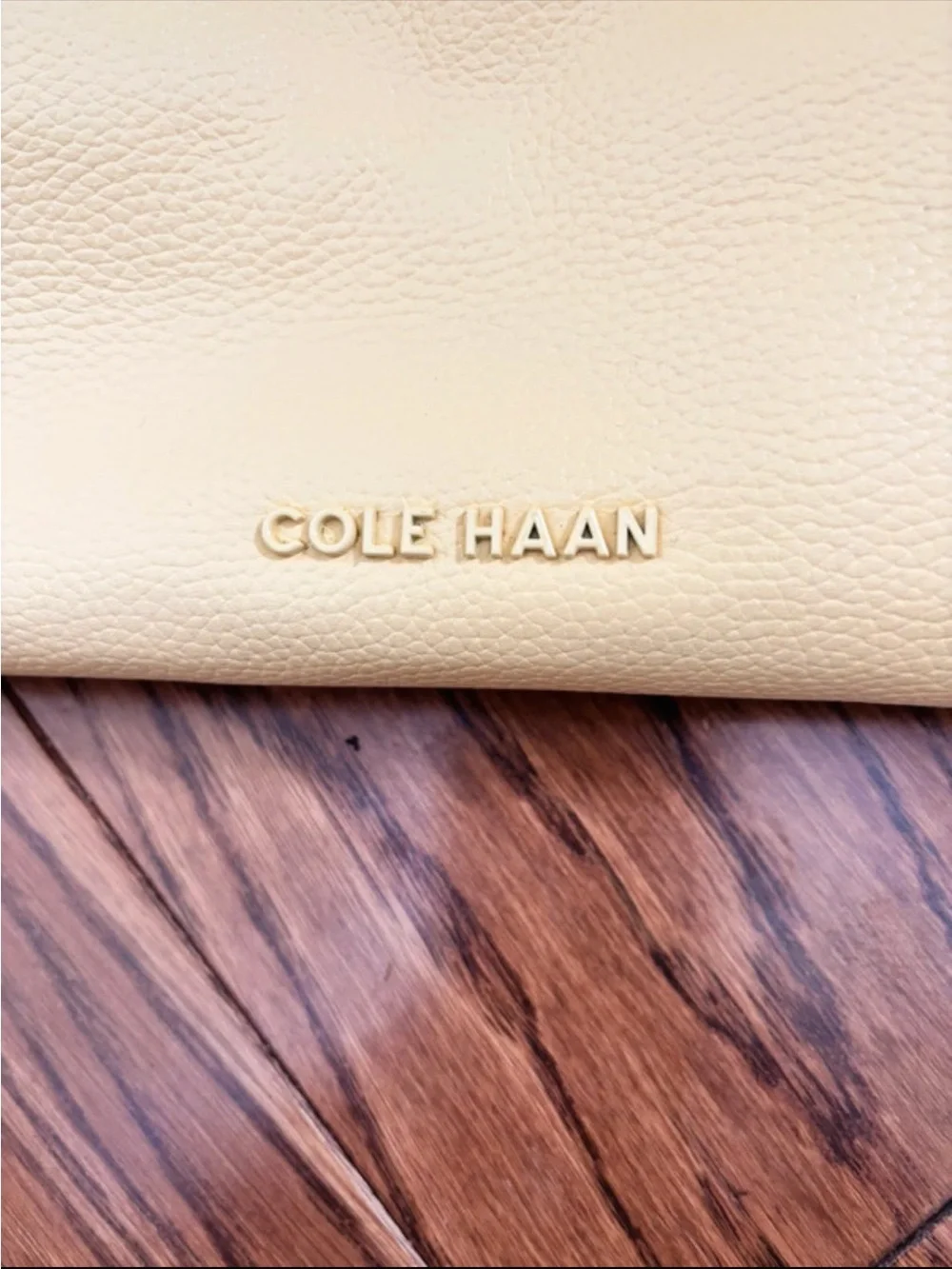 Cole Haan Colorblock Messenger Bag in Yellow, White and Brown